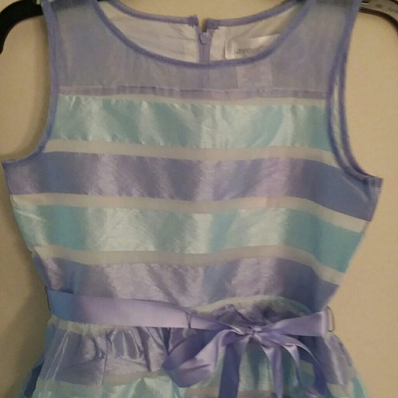 Lavender by Us Angel Girl's DRESS SIZE: 10 - Picture 4 of 8